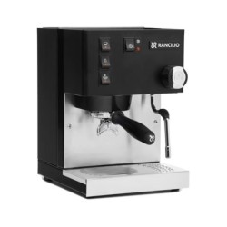 rancilio silvia black espresso machine - modern
