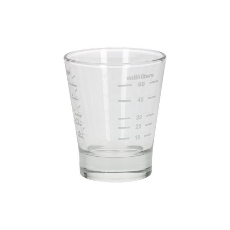 pyrex measure glass 15-60 ml - for precise measurement