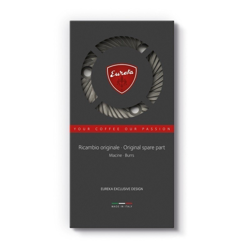 eureka 55 mm hardened steel burrs - durable & sharp