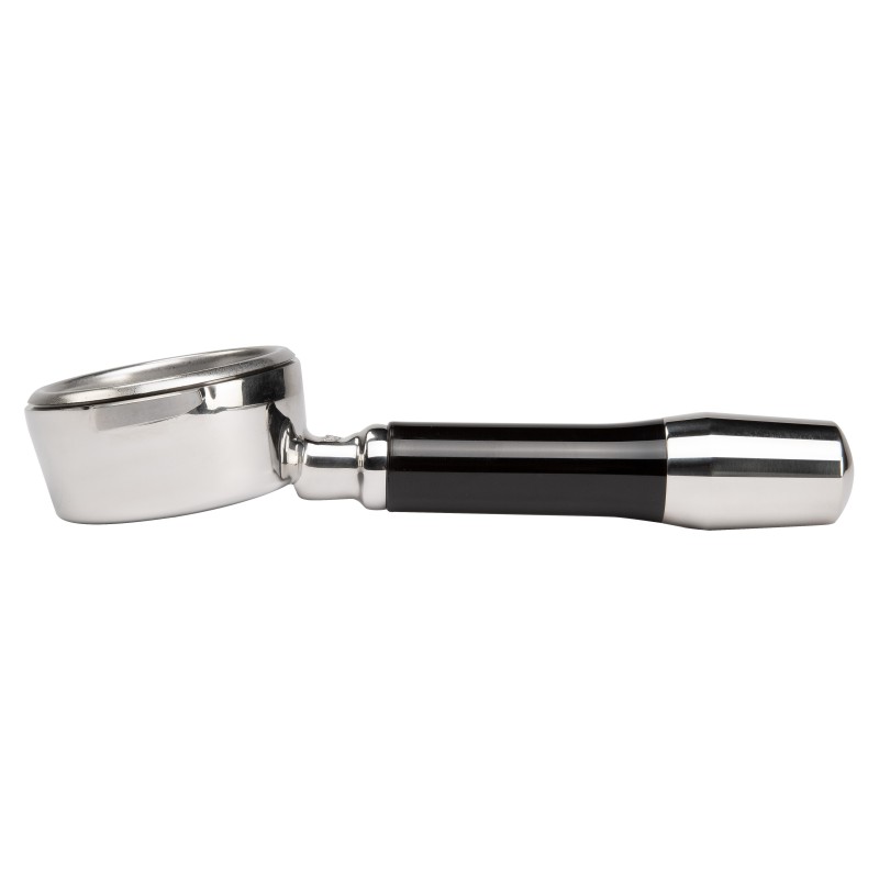 ecm bottomless portafilter with logo - precision tool