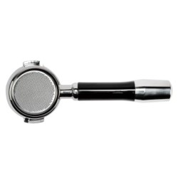 ecm bottomless portafilter with logo - precision tool