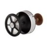 fellow clara french press walnut - stylish design