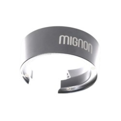 eureka mignon dosing funnel chrome - sleek design