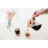 hario v60 coffee server 600ml olive wood - elegant