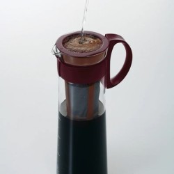 hario cold brew coffee pot mini brown - compact