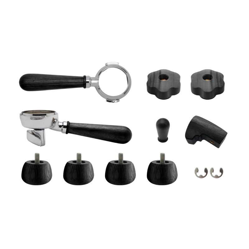 lelit bianca pl162t black walnut wood upgrade kit