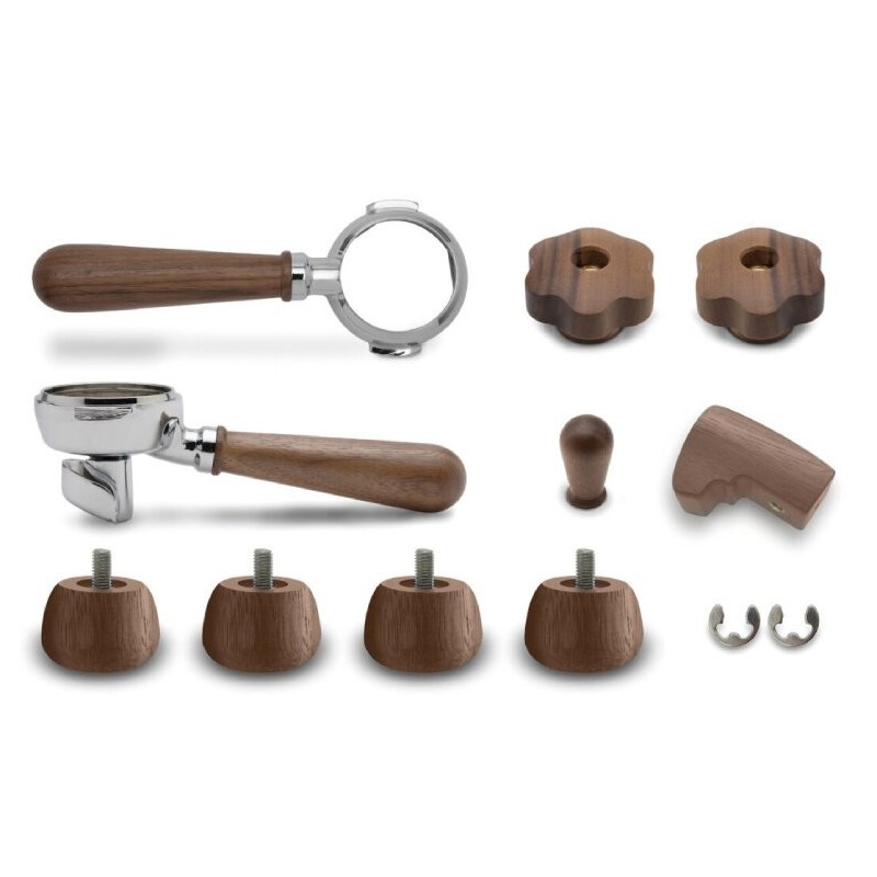 lelit walnut wood upgrade kit for bianca pl162t