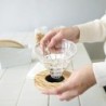 hario v60 glass dripper 02 - olive wood holder