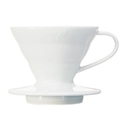 hario v60 01 ceramic coffee dripper white