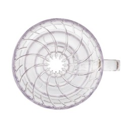 hario v60 03 clear plastic coffee dripper - pour-over 1-6 cups