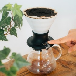 hario switch 02 ceramic white - immersion dripper