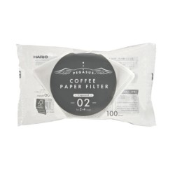 hario pegasus 02 white paper filters 100 pack