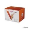 hario v60 barista server 360ml - heatproof glass server