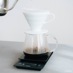 hario v60 barista server 360ml - heatproof glass server