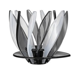 hario v60 suiren 02 dripper black/white - limited edition
