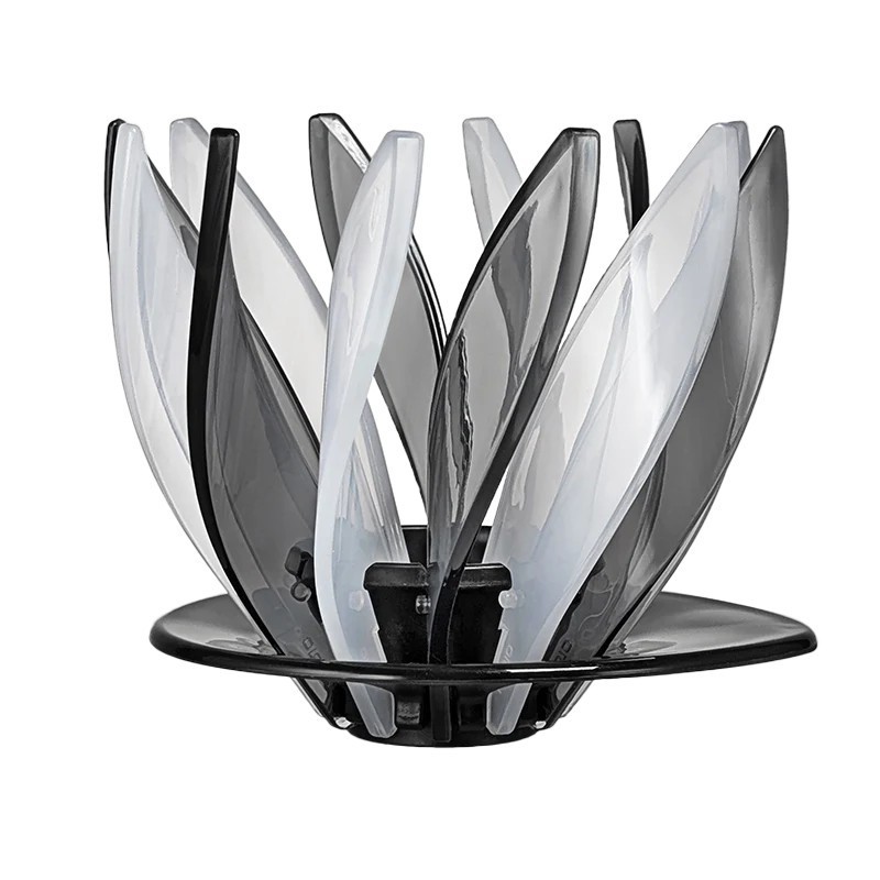 hario v60 suiren 02 dripper black/white - limited edition