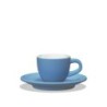 clubhouse tulip espresso cup 70cc with saucer - porcelain