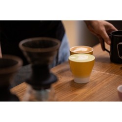 clubhouse volcano cappuccino cups 210cc - set of 2