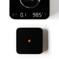 acaia umbra scale black - display-free precision weighing