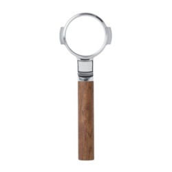 weber workshops buck bottomless portafilter - teak handle
