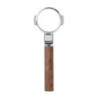 weber workshops buck bottomless portafilter - teak handle
