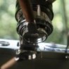 weber workshops buck bottomless portafilter - teak handle