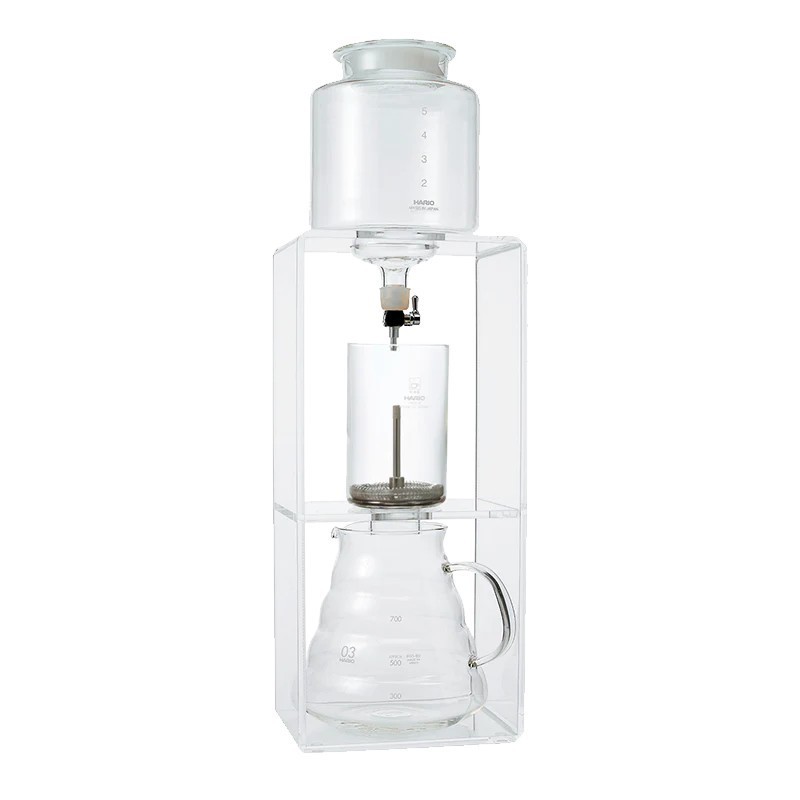 hario water dripper clear wdc-6 - cold drip tower