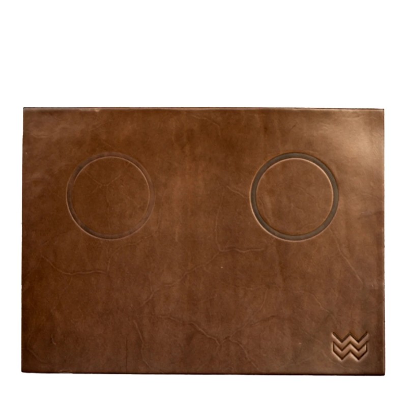 weber workshops leather tamping mat - vegetable tanned