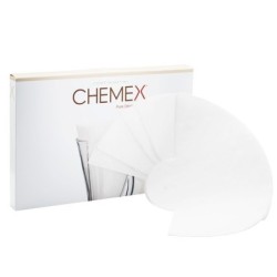 Chemex Unfolded Half Moon Paper Filters FP-2 100 Pcs