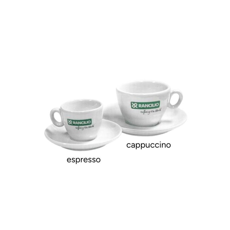 Rancilio Espresso Cups - Set Of 6 for Your Coffee Setup