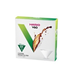 Hario White Paper Filters For Dripper 01 40 Pz | Buy Now
