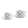 ECS Cappuccino Cup "dots" With Saucer - Set Di 6 | Buy Now