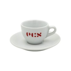 ECS Espresso Cup With Saucer - Set Of 6 | Fast Shipping
