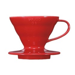 Hario V60 01 Ceramic Coffee Dripper Red | Fast Shipping