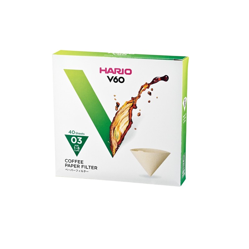 Hario Paper Filter 03M Box 40 Sheets | Fast US Shipping
