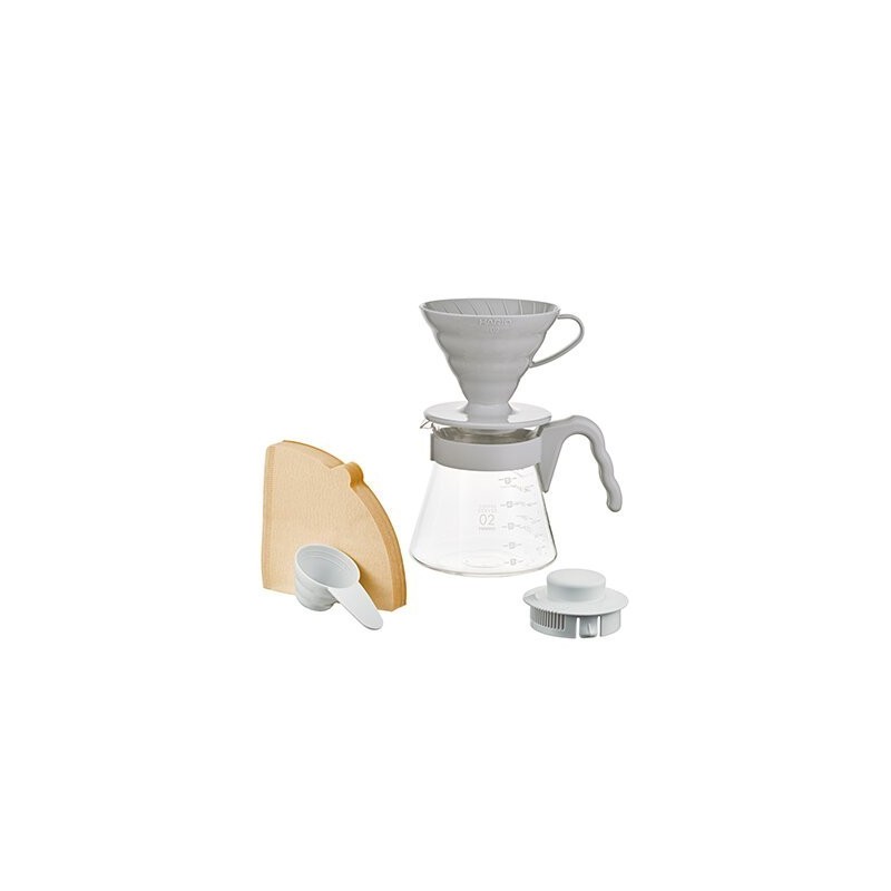 Hario V60 Coffee Server 02 Set Pale Grey | In Stock Now
