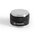 rocket tamper & leveler black - sleek design