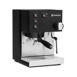 rancilio silvia black espresso machine - modern