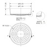 ims shower screen e61 200 nt - fits faema