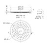 ims shower screen ra 200 im - fits rancilio