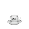 ecm espresso cups with saucers - set of 6