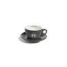 rocket hashtag cappuccino cups grey - set of 6