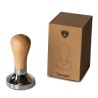 eureka adjustable tamper oak 58.3mm - elegant finish