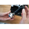 eureka adjustable tamper oak 58.3mm - elegant finish
