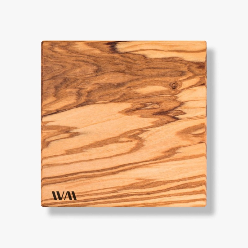 wiedemann mignon hopper lid in olive wood - stylish