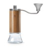 eureka baby hand grinder walnut & glass - elegant