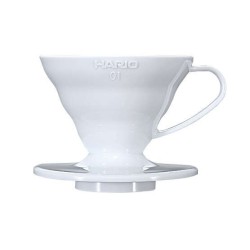 Hario Dripper V60 01 Plastic White | Order Online