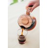 hario v60 coffee server 600ml olive wood - elegant