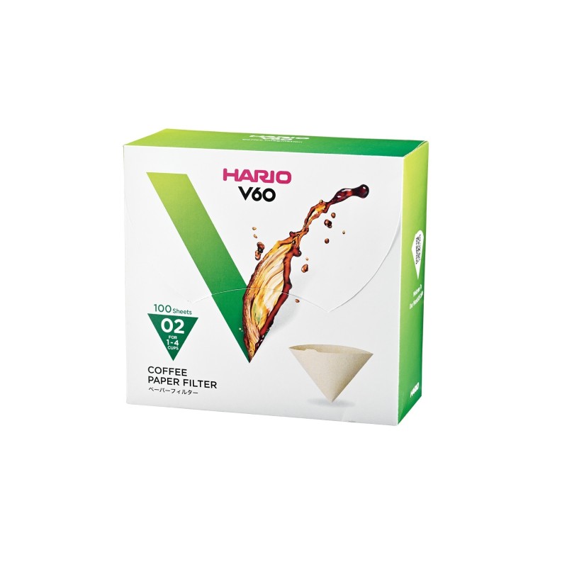 hario paper filters for dripper 02m - pack of 100