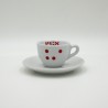 ecs espresso cup "dots" with saucer - set of 6